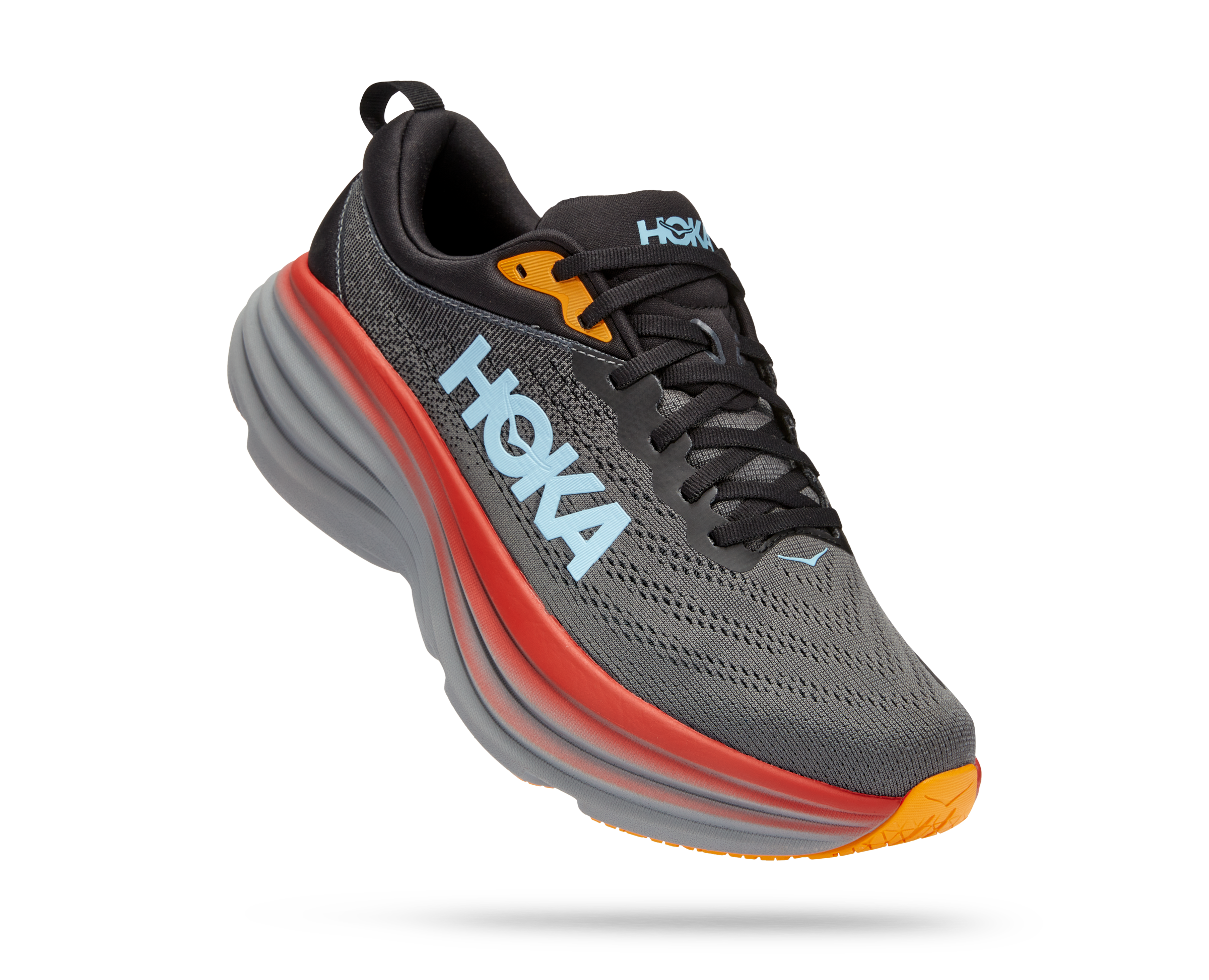 HOKA Men's BONDI 8 1123202 ACTL Gray/Orange