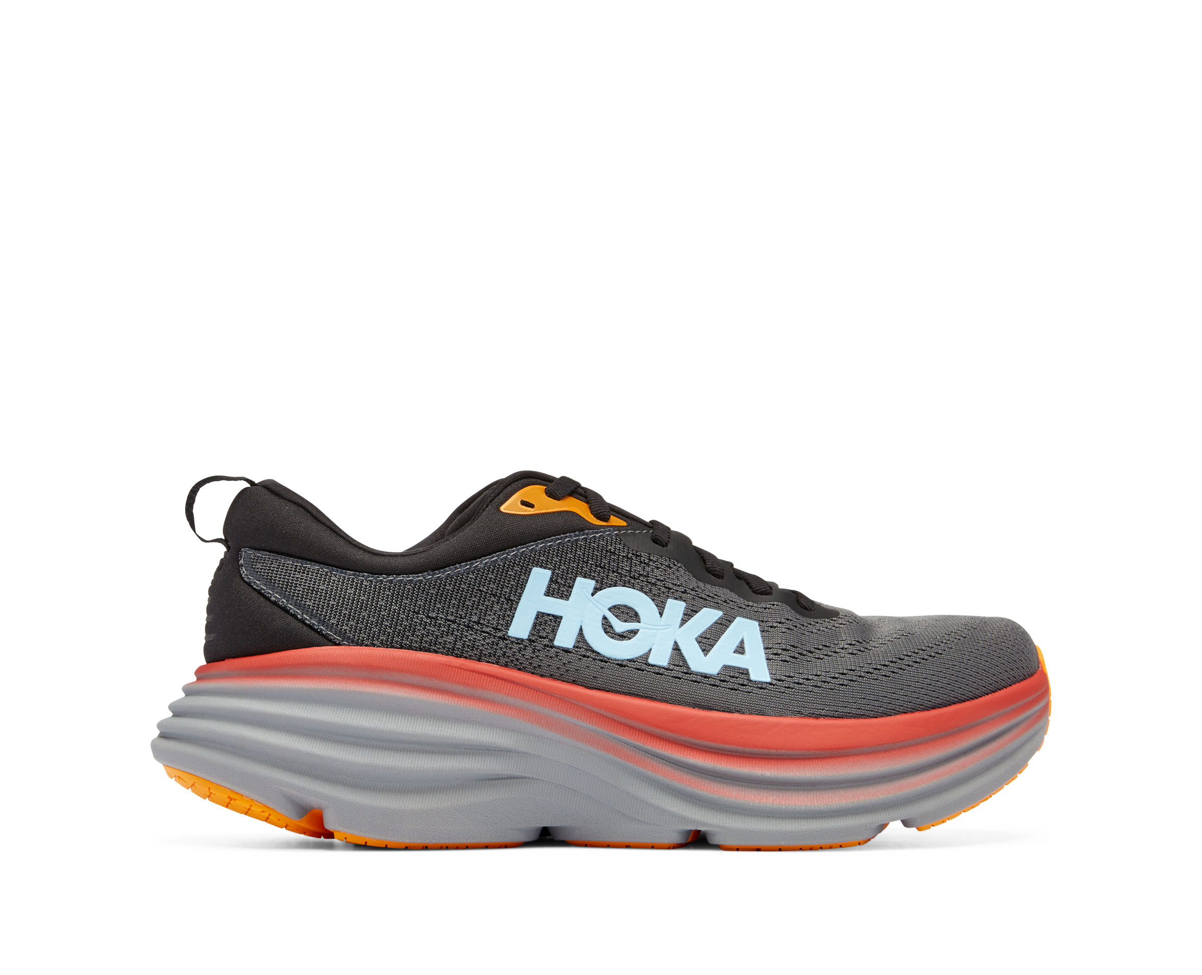 HOKA Men's BONDI 8 1123202 ACTL Gray/Orange