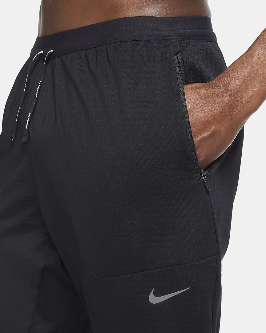 nike running phenom elite joggers in black