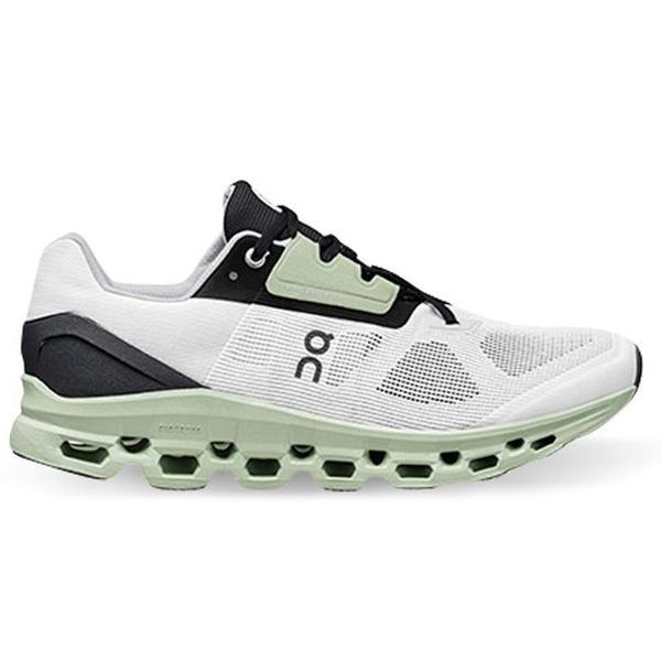 On Men's CloudStratus 2 White/Black