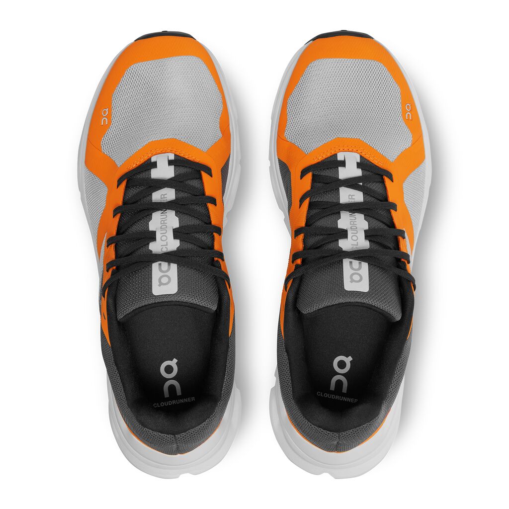 On Men's Cloudrunner Orange/Gray